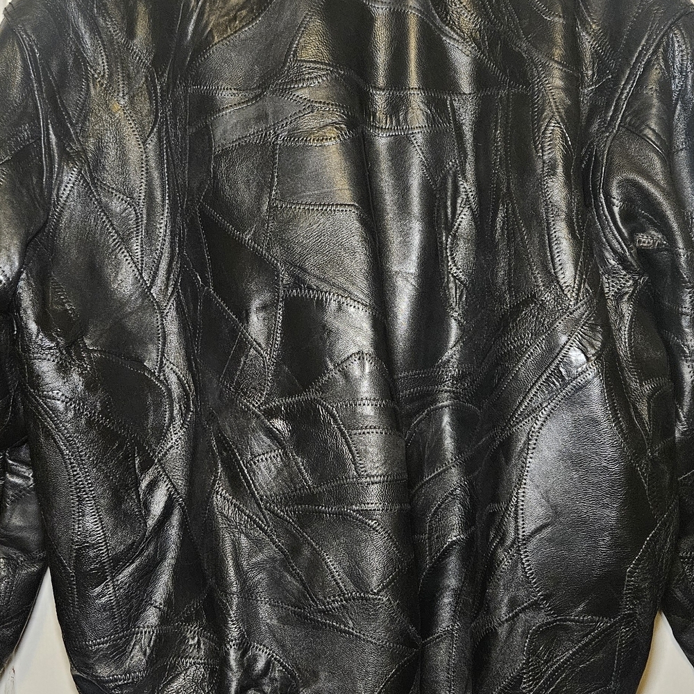 Maxam Vintage Black Lambskin Leather Jacket - Picture 9 of 9